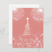 New year 2026 feiertagskarte (Vorne/Hinten)