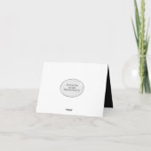 New Year 2026 Full Moon Business Vielen Dank Karte (Rückseite)