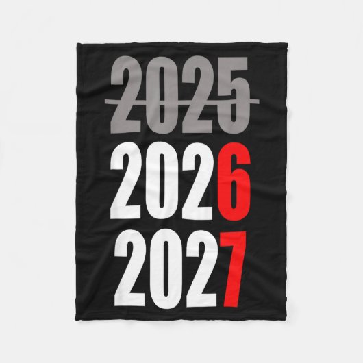 New Year 2026 Funny 67 New Year's Eve Party Fleecedecke (Vorderseite)
