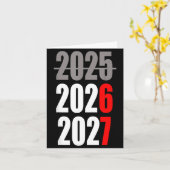 New Year 2026 Funny 67 New Year's Eve Party Karte (Gelbe Blume)
