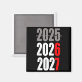 New Year 2026 Funny 67 New Year's Eve Party Magnet (Vorderseite/Rückseite)