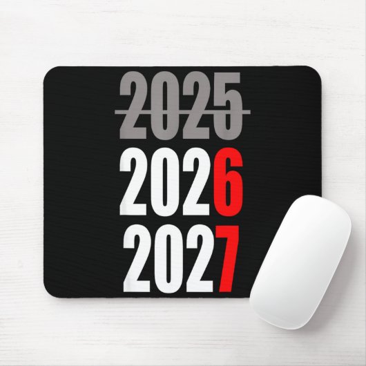 New Year 2026 Funny 67 New Year's Eve Party  Mousepad (Mit Mouse)