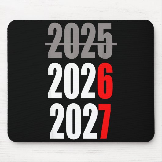 New Year 2026 Funny 67 New Year's Eve Party Mousepad (Vorne)