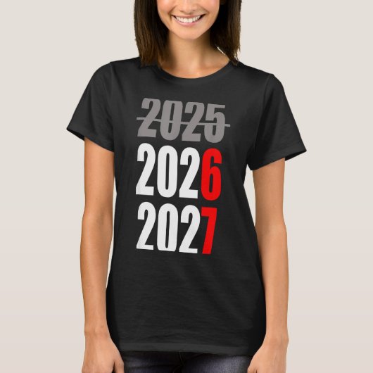 New Year 2026 Funny 67 New Year's Eve Party T-Shirt (Vorderseite)