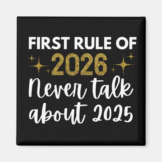 New year 2026 Funny  Magnet (Vorne)