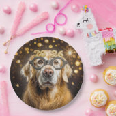New Year 2026 Golden Retriever Humor Pappteller (Party)