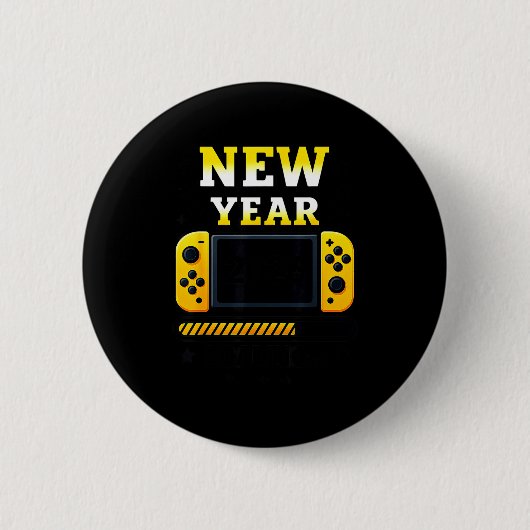 New Year 2026 Loading Gaming Controller New Years  Button (Vorderseite)