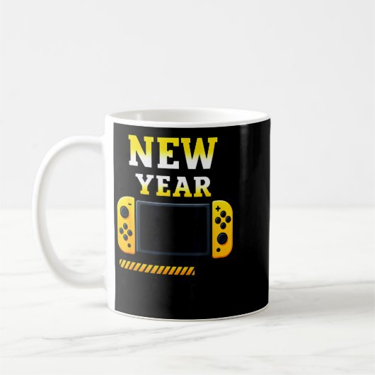 New Year 2026 Loading Gaming Controller New Years Kaffeetasse (Links)