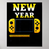 New Year 2026 Loading Gaming Controller New Years Poster (Vorne)