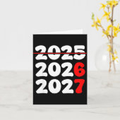 New Year 2026 Shirt 67 Meme  Karte (Gelbe Blume)