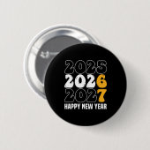 New Year 2026 Shirt Funny 67 Meme Six Seven  Button (Vorne & Hinten)