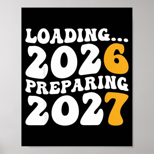New Year 2026 Shirt Funny 67 Meme Six Seven  Poster (Vorne)