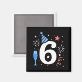 New Year 2026 Shirts 67 Meme Magnet (Vorderseite/Rückseite)