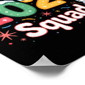 New Year 2026 Squad Funny Snowman Holiday Celebrat Poster (Ecke)