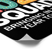 New Year 2026 Squad Funny Snowman Holiday Celebrat Poster (Ecke)