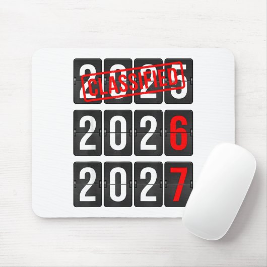 New Year 67 Six Seven Countdown New Year 2026 2027 Mousepad (Mit Mouse)