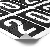 New Year 67 Six Seven Countdown New Year 2026 2027 Poster (Ecke)