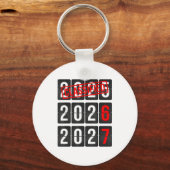 New Year 67 Six Seven Countdown New Year 2026 2027 Schlüsselanhänger (Vorderseite)