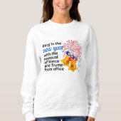 New Year Anti-Trump Impeach Remove 2026 Political Sweatshirt (Vorderseite)