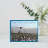 New Year Beginning Well Postcard Feiertagspostkarte (Stehend Vorderseite)