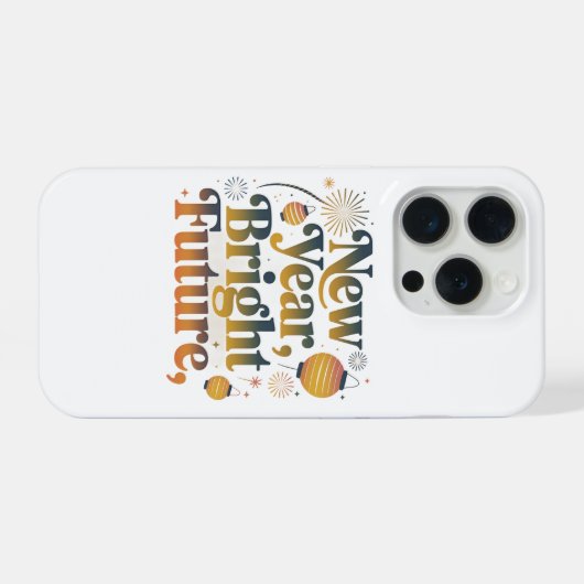 New Year Bright Future Aesthetic Phone Case iPhone Hülle (Rückseite (Horizontal))