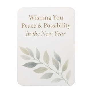 New year calendar magnet