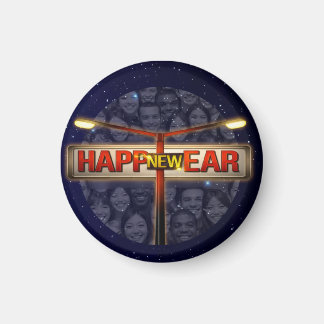 New Year Celebration : New Happiness: 31 December Magnet