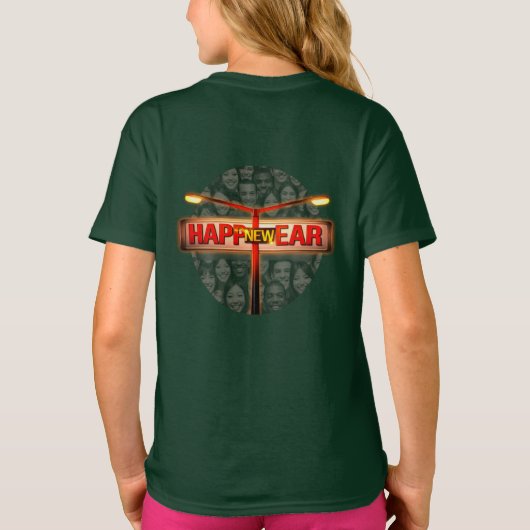 New Year Celebration : New Happiness: 31 December  T-Shirt (Rückseite)