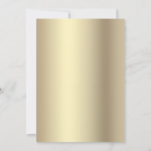 New Year Chee Black Gold Script Confetti Party Einladung (Rückseite)