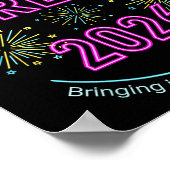 New Year Crew 2026, Family Matching Happy New Year Poster (Ecke)