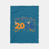 New Year Crew 2026 Fireworks Celebration  Fleecedecke (Vorderseite)