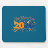 New Year Crew 2026 Fireworks Celebration  Mousepad (Vorne)