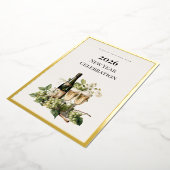 New Year Custom Foil Invitation Card | Elegant Folieneinladung (Gedreht)