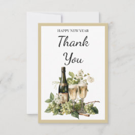 New Year Custom Thank You Card | 2026 Greeting Dankeskarte