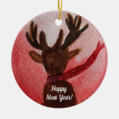 New Year Deer Ornament (Vorne)