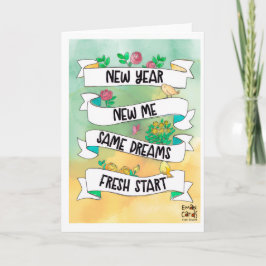 New Year Dreams Card Karte