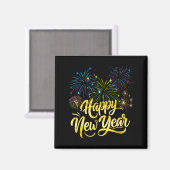New Year Eve Party Supplies Nye 2026 Happy New Yea Magnet (Vorderseite/Rückseite)