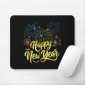 New Year Eve Party Supplies Nye 2026 Happy New Yea Mousepad (Mit Mouse)