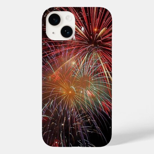 New Year Fireworks Sparkles  Case-Mate iPhone Hülle (Rückseite)