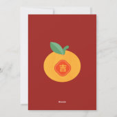 New Year Foto 2024 Feiertagskarte (Rückseite)