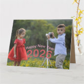 New year gifts 2026 karte (Gelbe Blume)