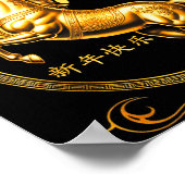 New Year Happy Chinese New Year Of Horse 2026 Poster (Ecke)