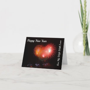 New Year Holiday Card Feiertagskarte