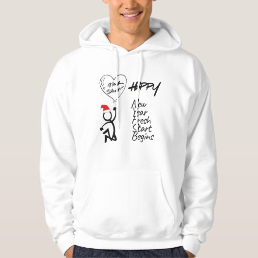 NEW YEAR hoodies trendy fun cool (Vorderseite)