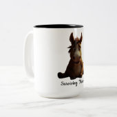 New year horse 2026 zweifarbige tasse (Vorderseite Links)
