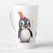 New year, love, birds, penguins milchtasse (Linke Ecke)