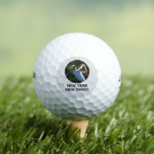 New Year motivational custom add your own photo Golfball (Insitu T-Shirt)