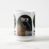 New Year motivational custom add your own photo Kaffeetasse (Mittel)