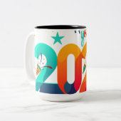 new year mug  zweifarbige tasse (Vorderseite Links)