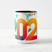 new year mug  zweifarbige tasse (Mittel)